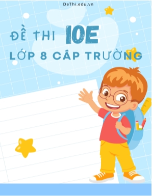 Bộ đề thi IOE Lớp 8 cấp trường